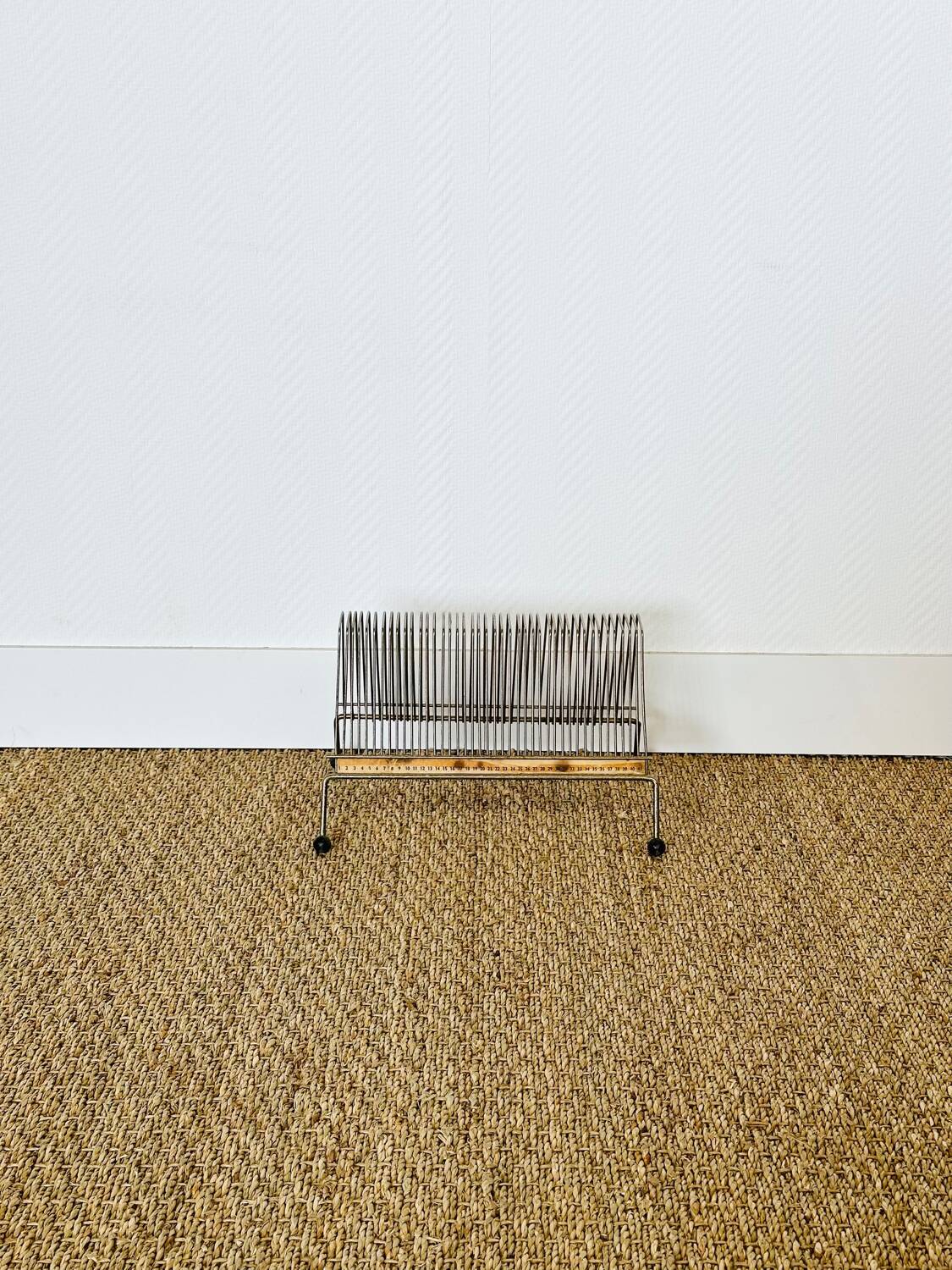 Vintage vinyl record holder 1960