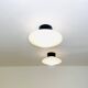 P-1410 Discus Milky Glass Ceiling Or Wall Lamps By Raak Amsterdam, The Netherlands 1960S