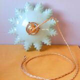 Art deco opaline pendant light