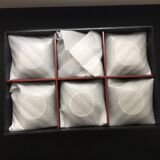 6 Japanese stoneware bowls 10 cm