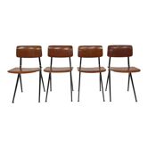 Set of 4 chairs 102 by Ynske Kooistra for Marko Holland, Netherlands 60