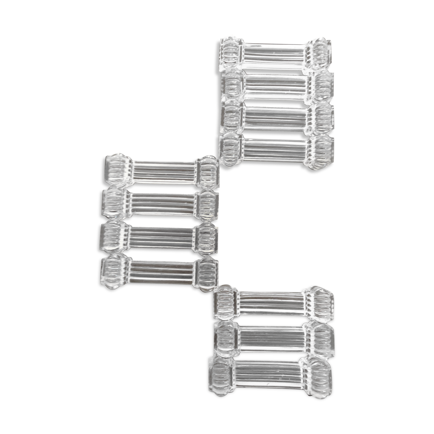 Crystal knife holder