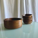 Scandinavian vintage teak tableware