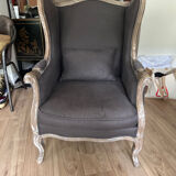Grey armchair
