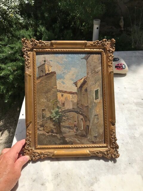 Painting by Fortuné Viguier