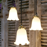 Lace opaline suspension