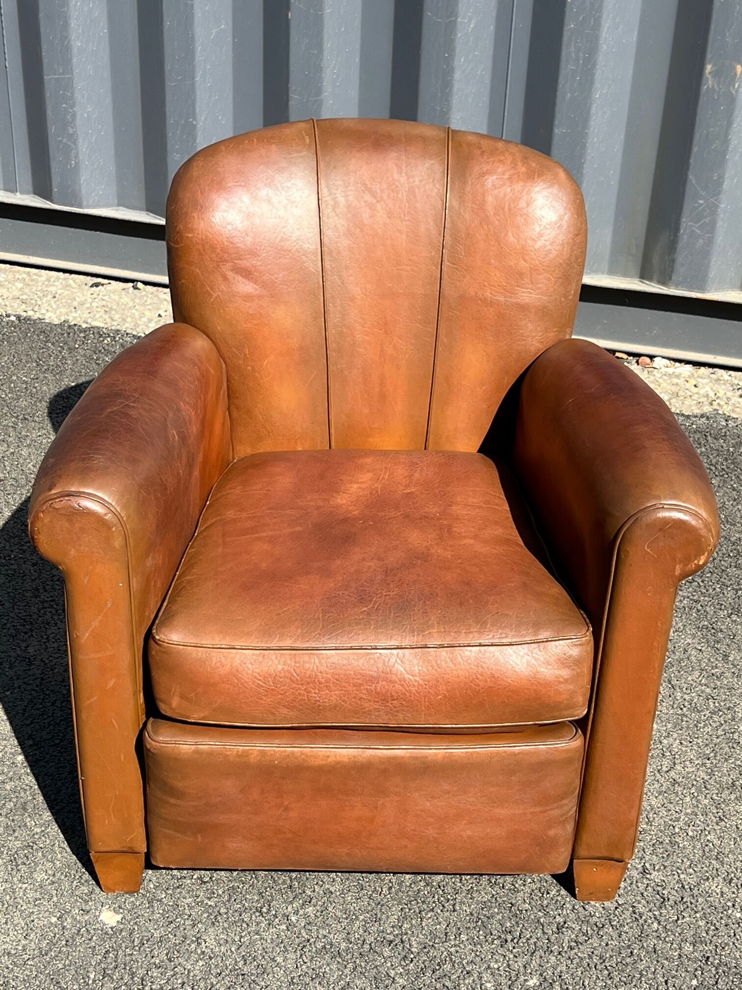 Leather clubs pair from the 1950s