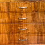 Violetta sideboard in walnut and mahogany, Piotrkowskie Fabryki Mebli, Poland, 1960.