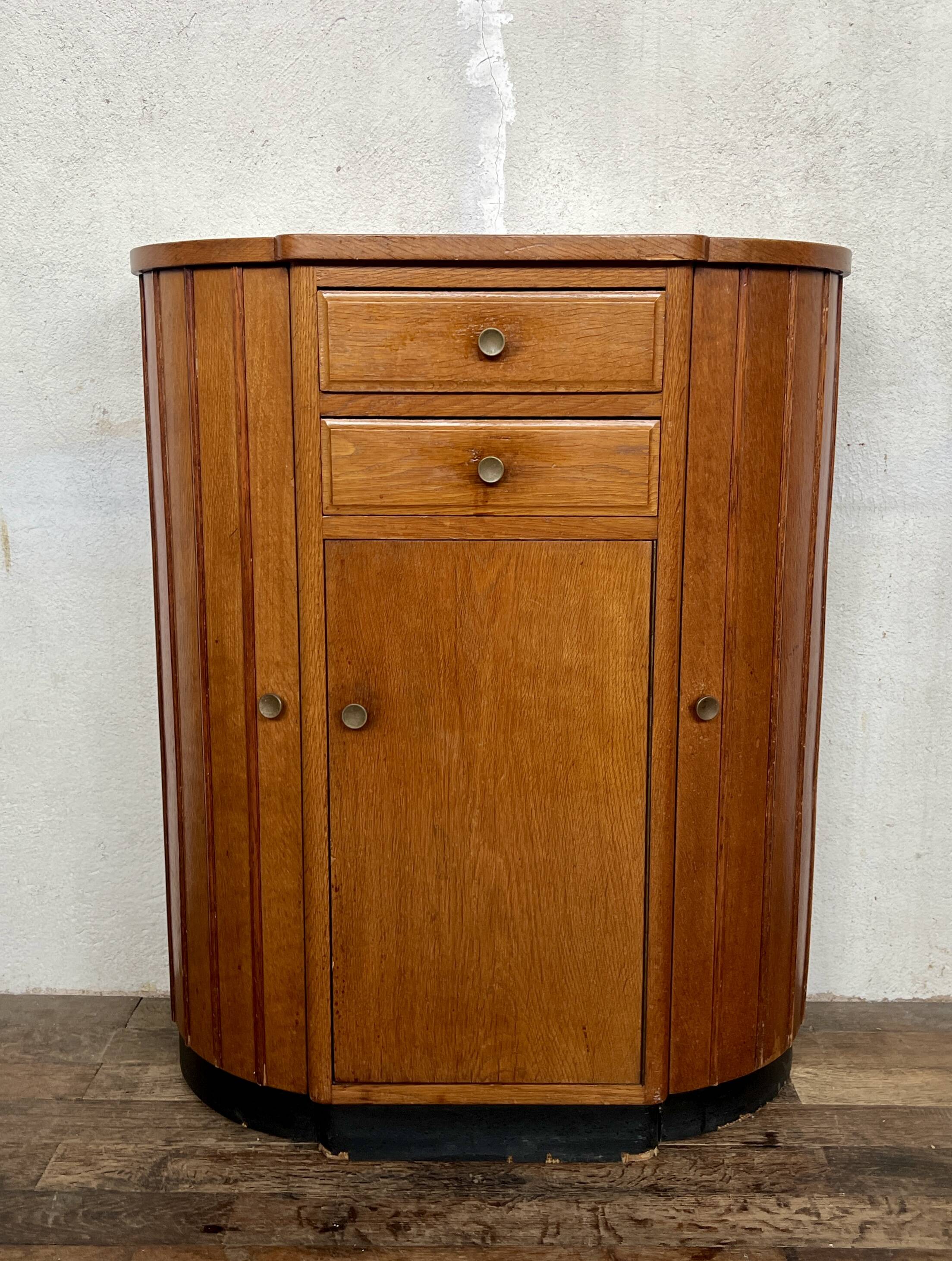 ✨ Stunning Art Deco oak cabinet – 1950s ✨