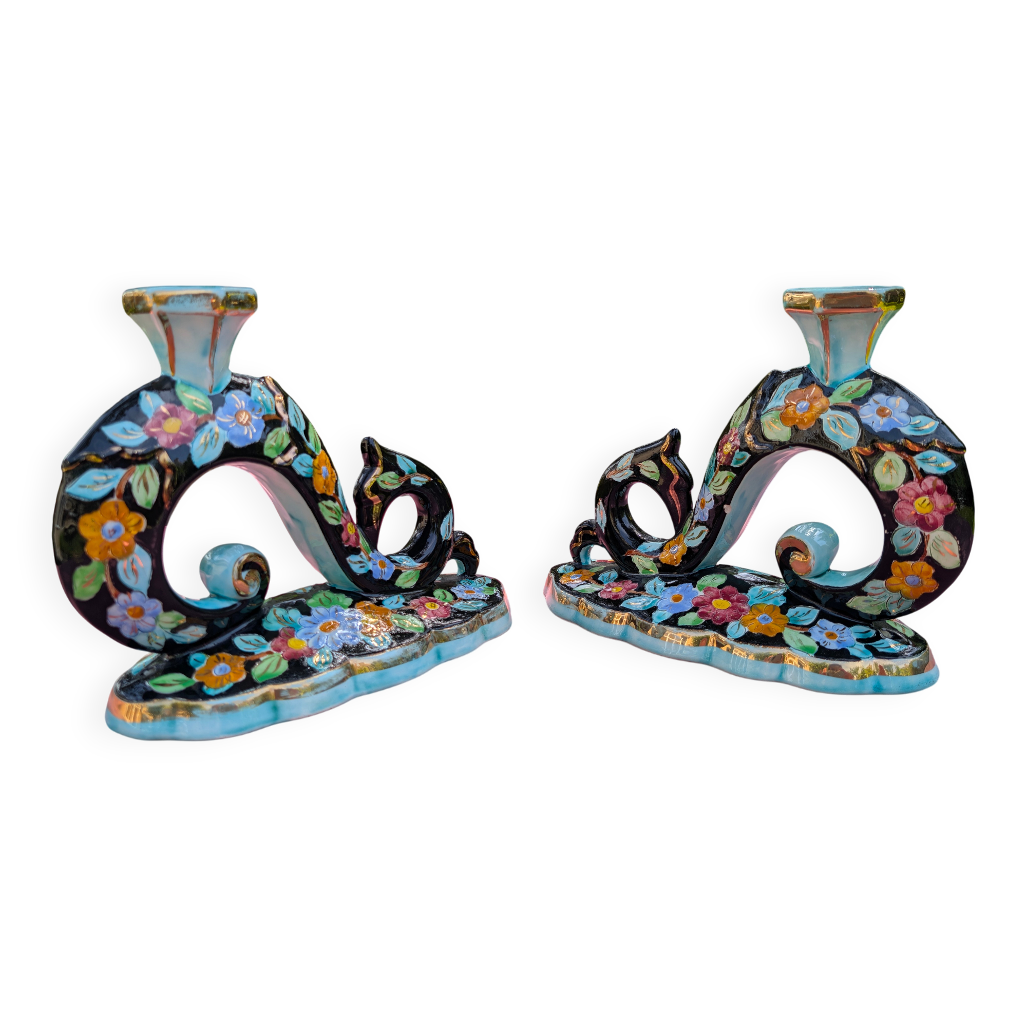 Pair of Cerart Monaco candlesticks