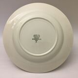 Round serving dish stamped "digoin sarreguemines" douglas model
