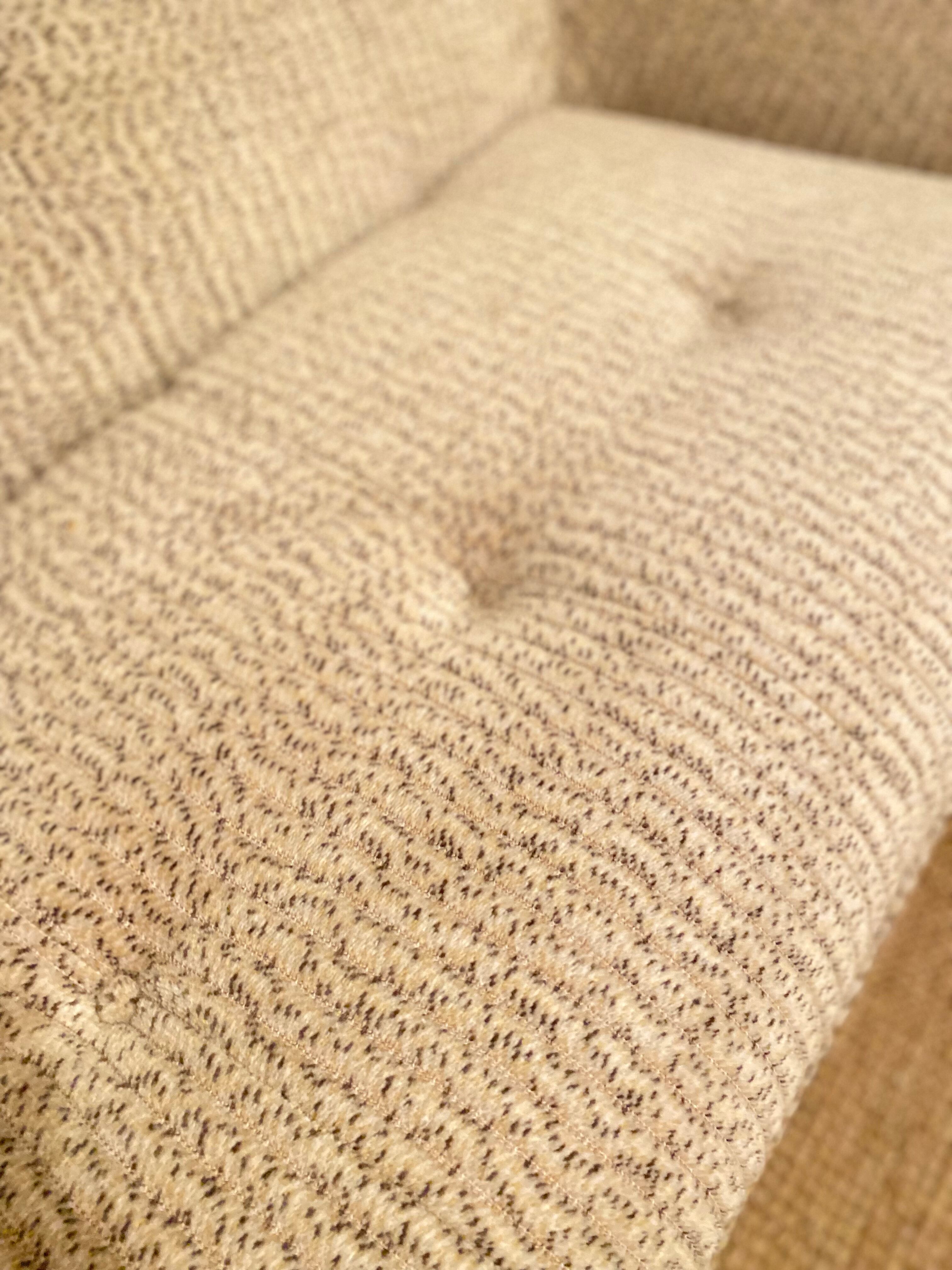 Sofa 70s Beige velvet