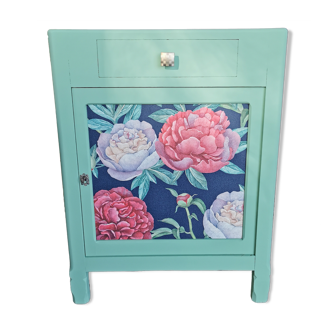 Revamped vintage bedside side furniture