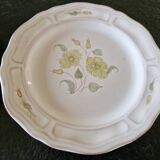 Henriot Quimper - Set of 4 glazed terracotta dessert plates