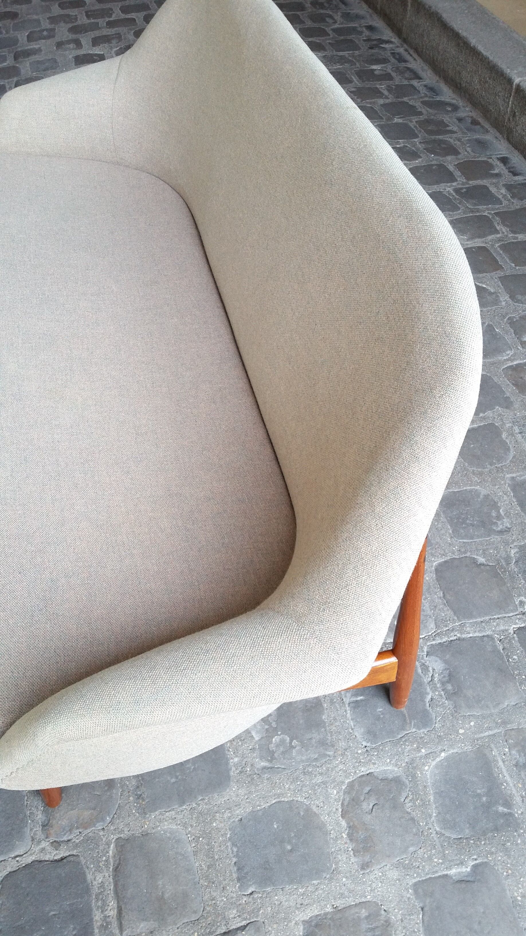 Sofa organic Danish Ib Kofod - Larsen for Carlo Gahrn of 1957