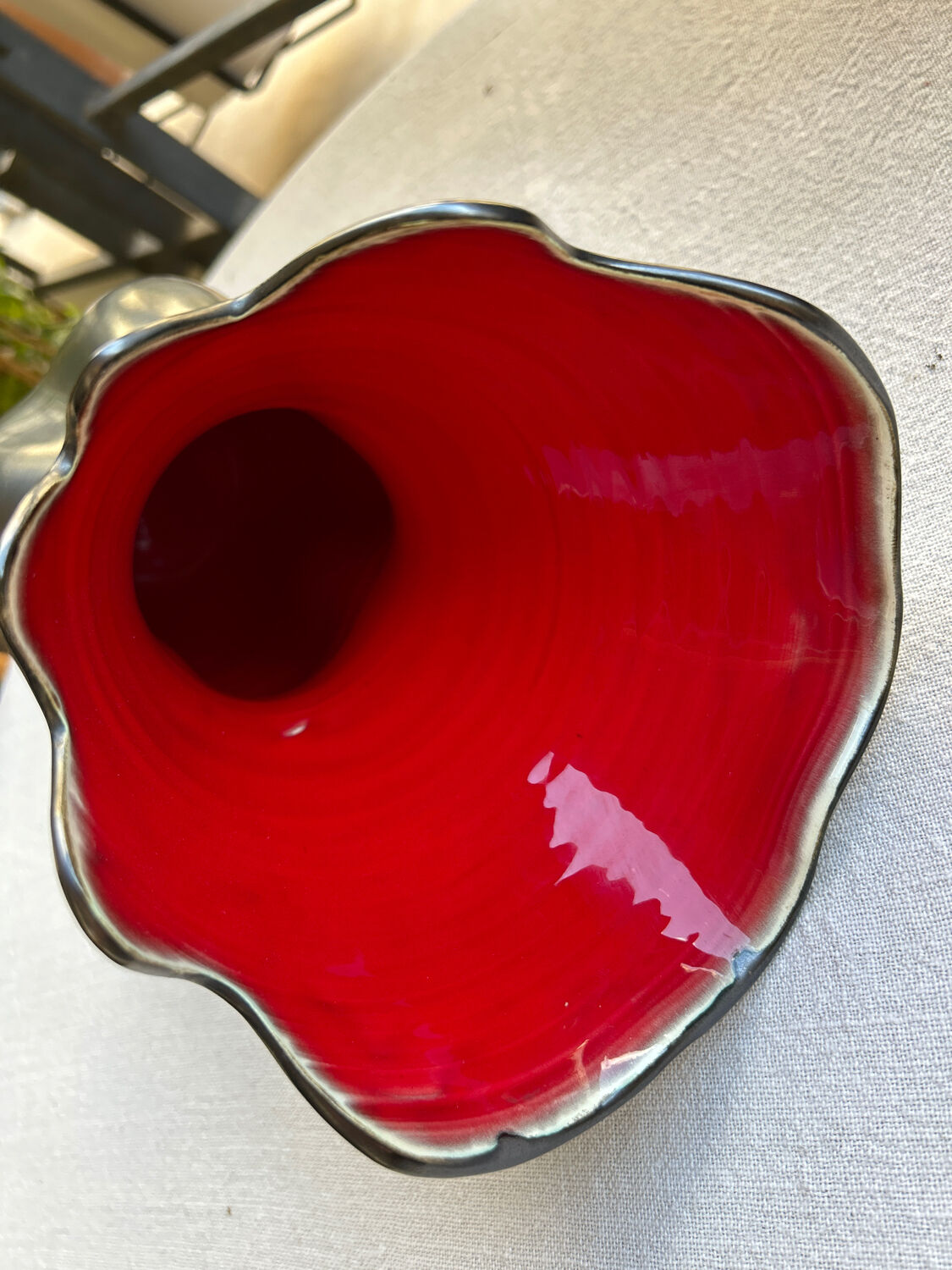 Ceramic vase from the 50s/60s