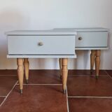 Pair of vintage Scandinavian style bedside tables