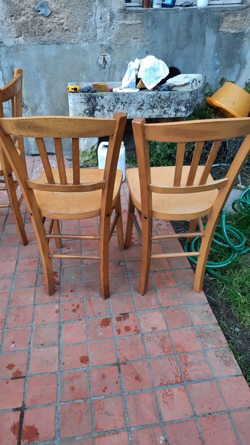 Lot de 8 chaises bistrot