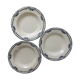 Lot de 3 assiettes creuses Terre de Fer modèle Saussure