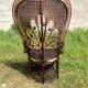 Fauteuil Emmanuelle en rotin