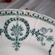 Old dessert plates mismatched in iron earth
