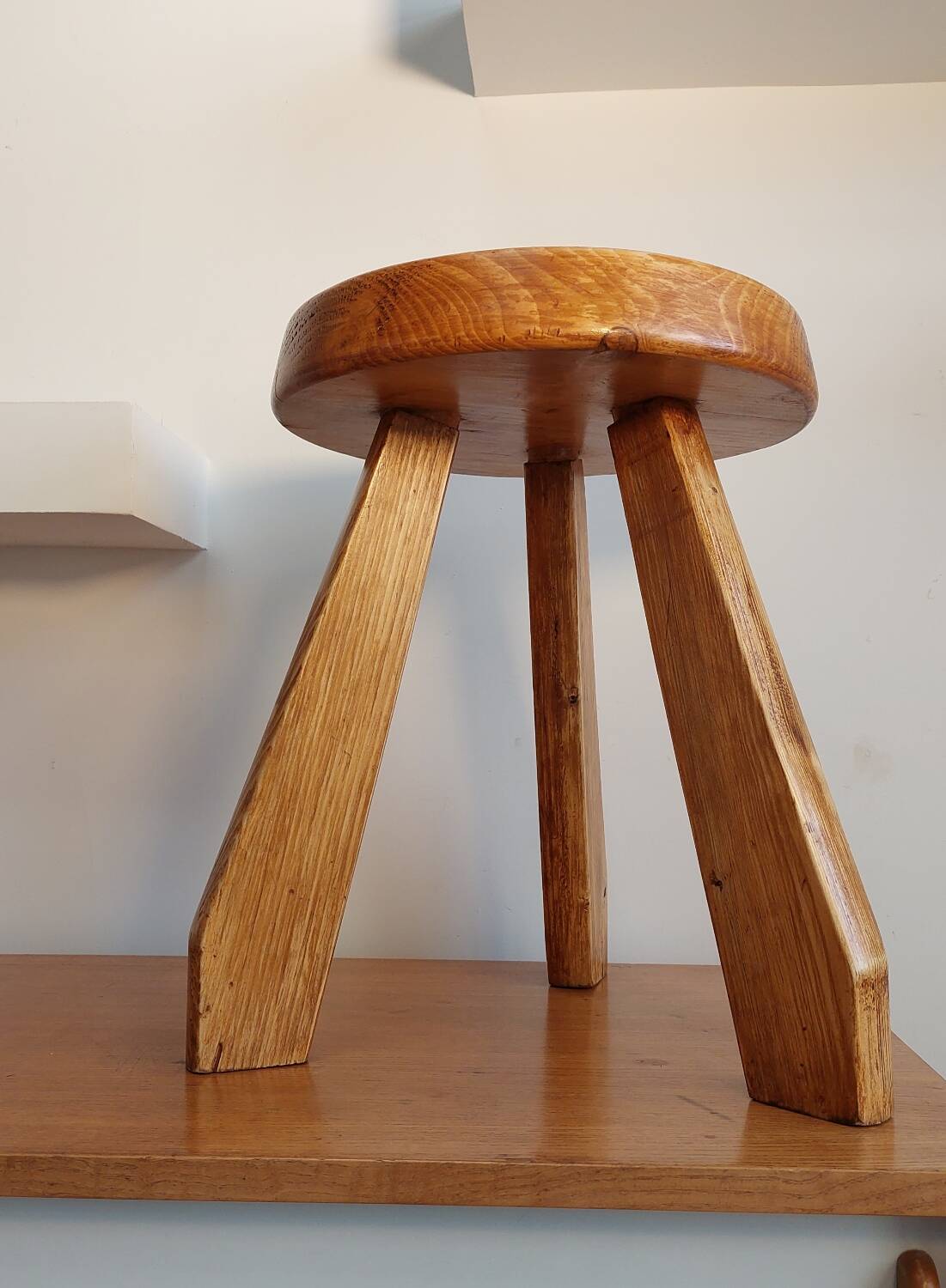 スツール Charlotte Perriand Sandoz Stool Charlotte Perriand - Pine