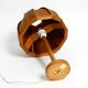 1970s Swedish pine bent veneer table lamp by GB Solbackens Svarveri