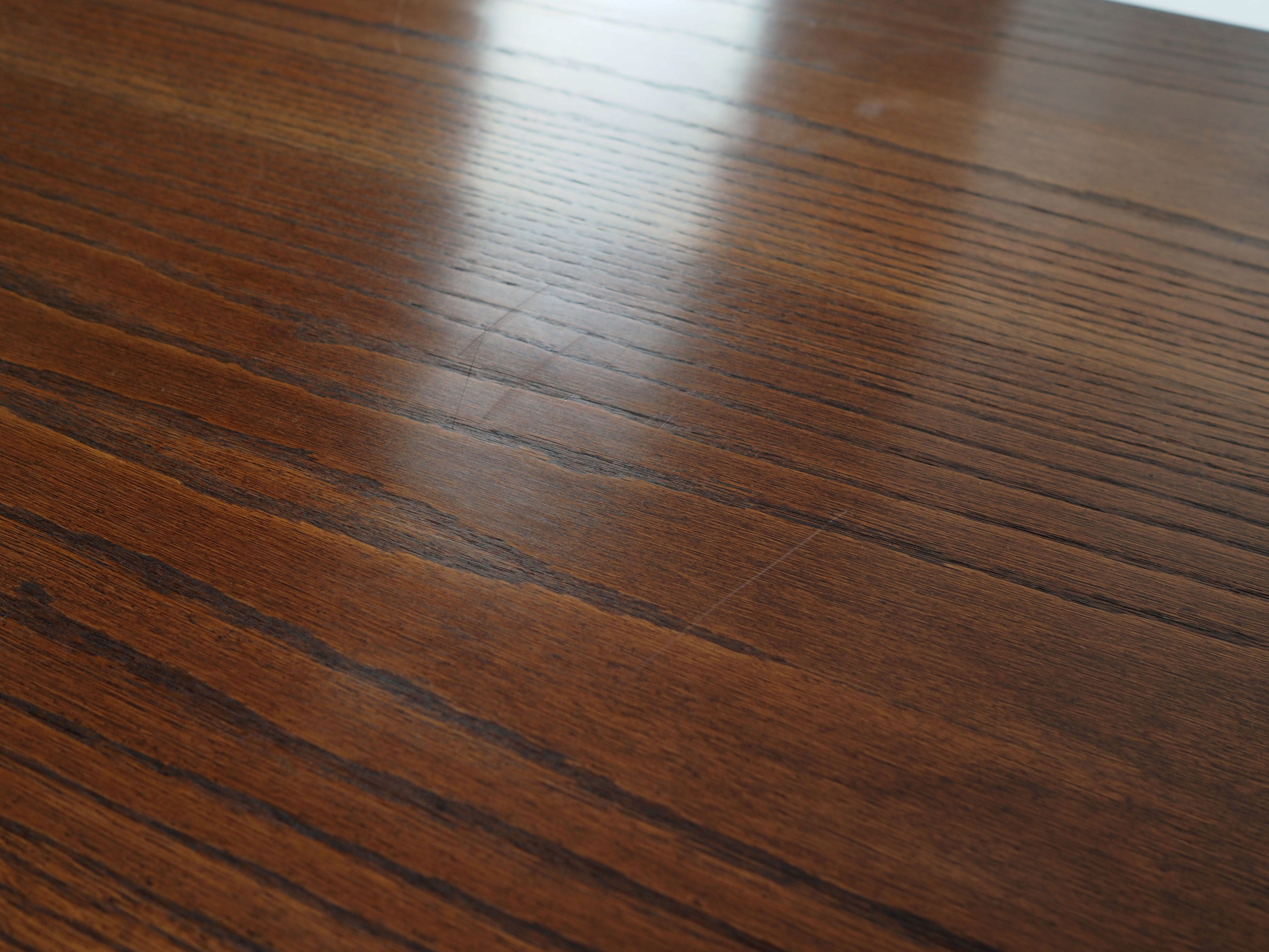 Oak wood desk by Domino Møbler Scandinavian design of the 1970s