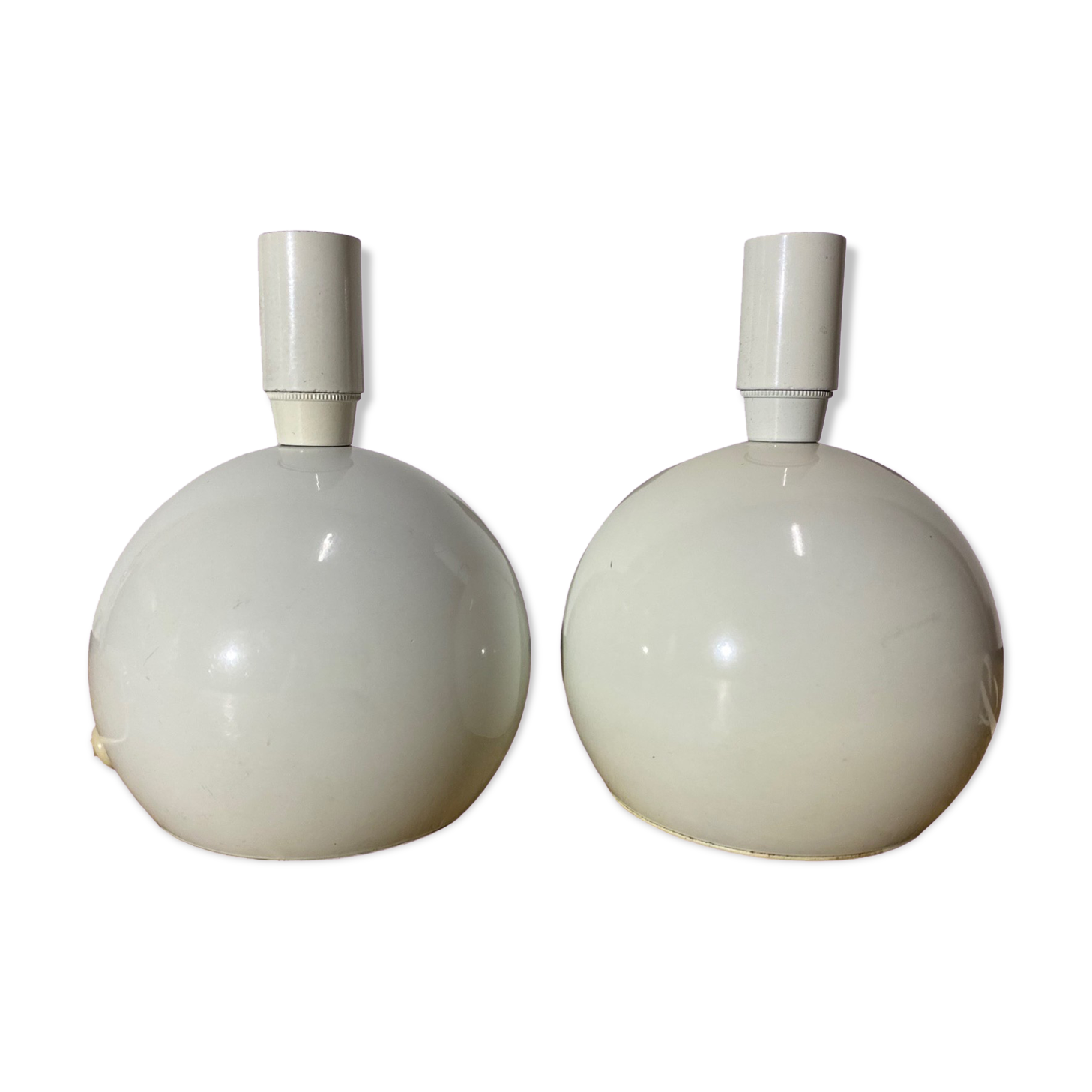 Set of 2 retro danish table lights | danalux danish vintage deisgn | late mid century designer light