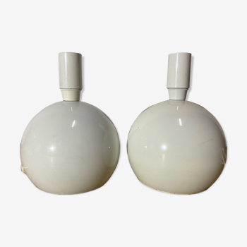 Set of 2 retro danish table lights | danalux danish vintage deisgn | late mid century designer light