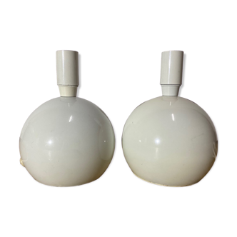 Set of 2 retro danish table lights | danalux danish vintage deisgn | late mid century designer light