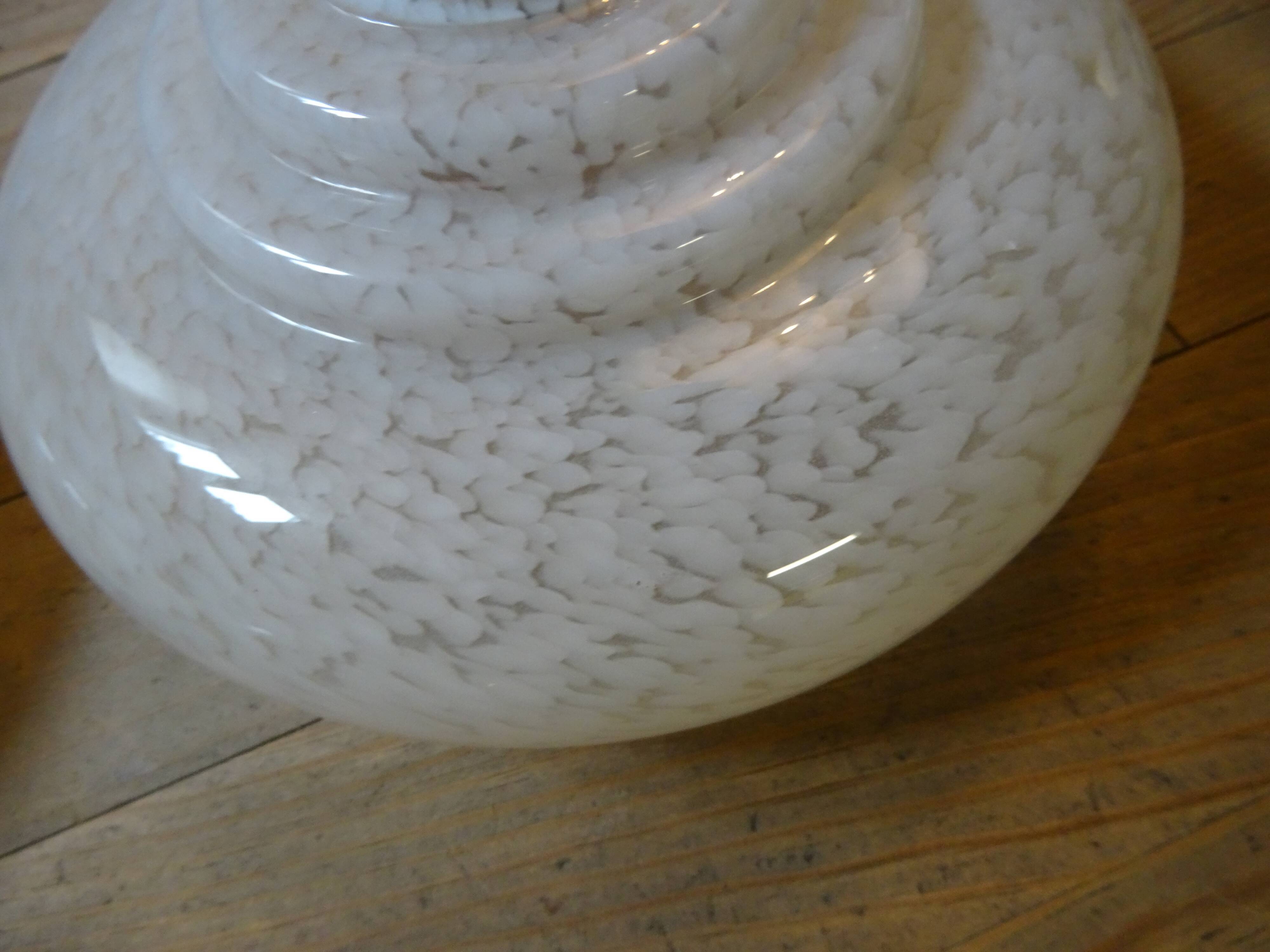 Set of 3 glass globes to hang