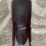 African wooden wall mask