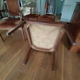 2 Art Deco chairs and 2 armchairs, 1930.