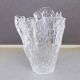 Folded glass vase 1970