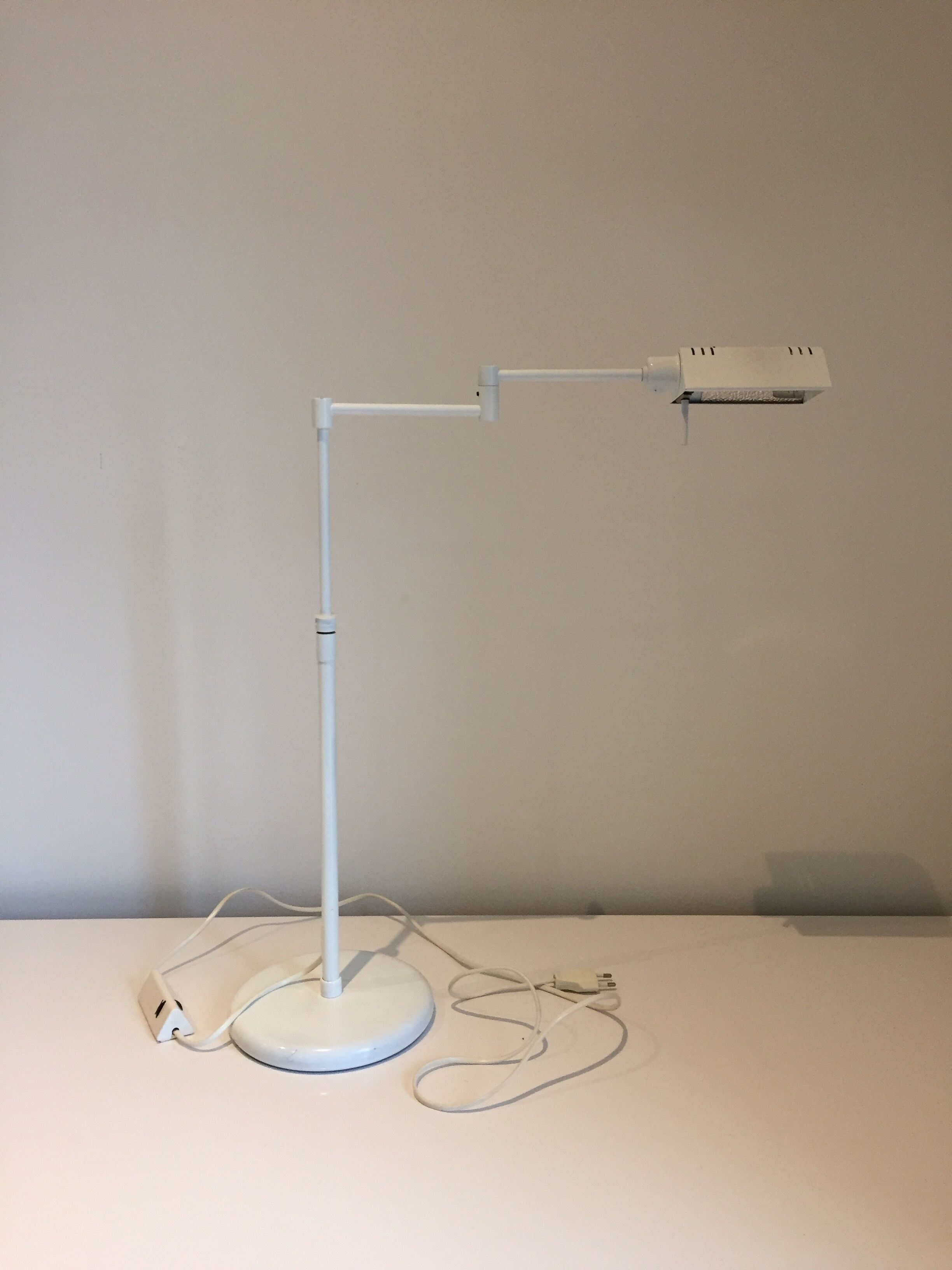 Holtkotter double-arm articulated reader, adjustable in height, Germany, 1970/1980