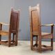 Vintage church chairs, set of 6 - 1950s