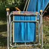 Chaises de camping pliantes années 70 , chaises de jardin terrasse