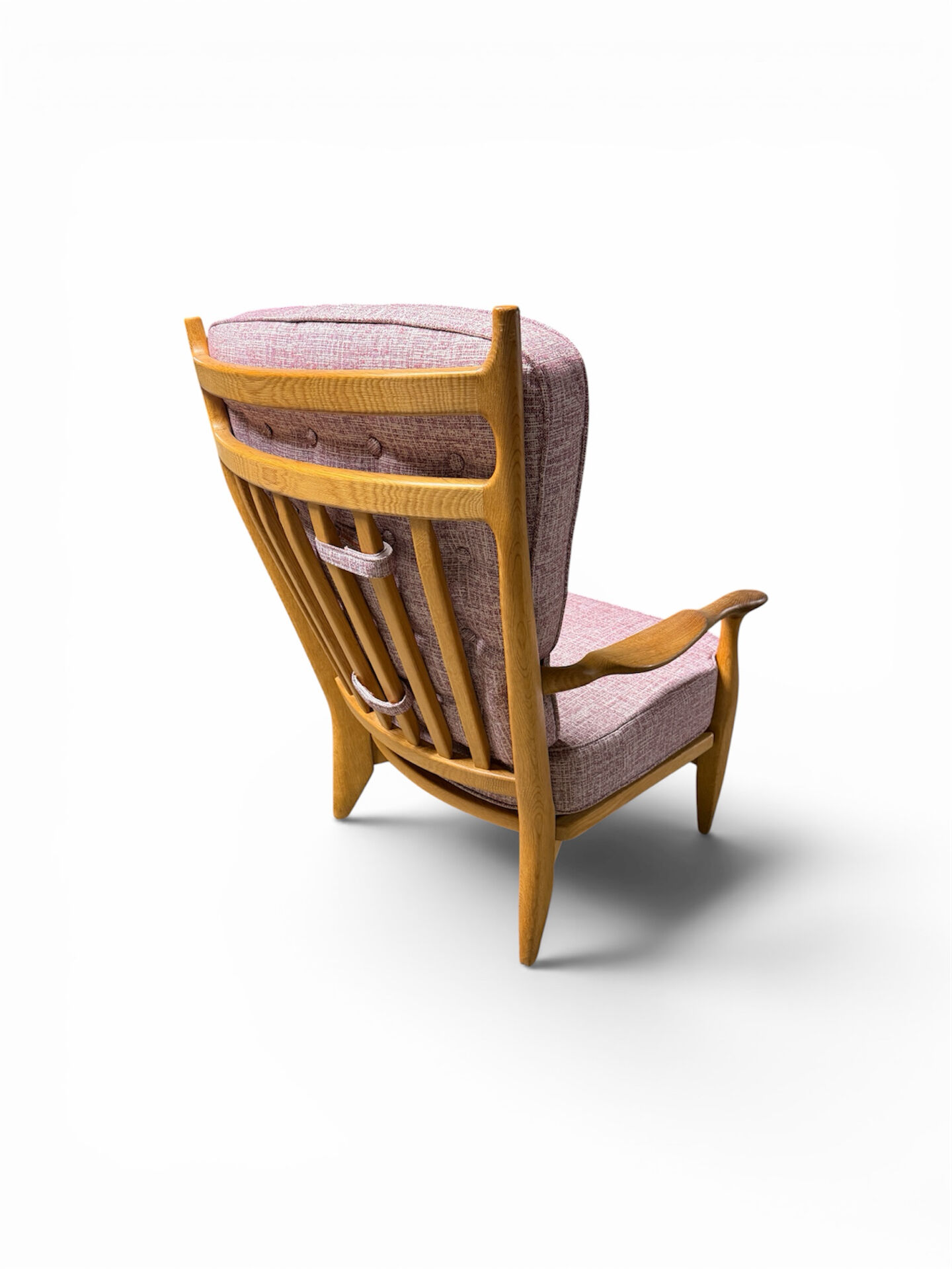 "Edouard" armchair in oak by Guillerme & Chambron for Your Home