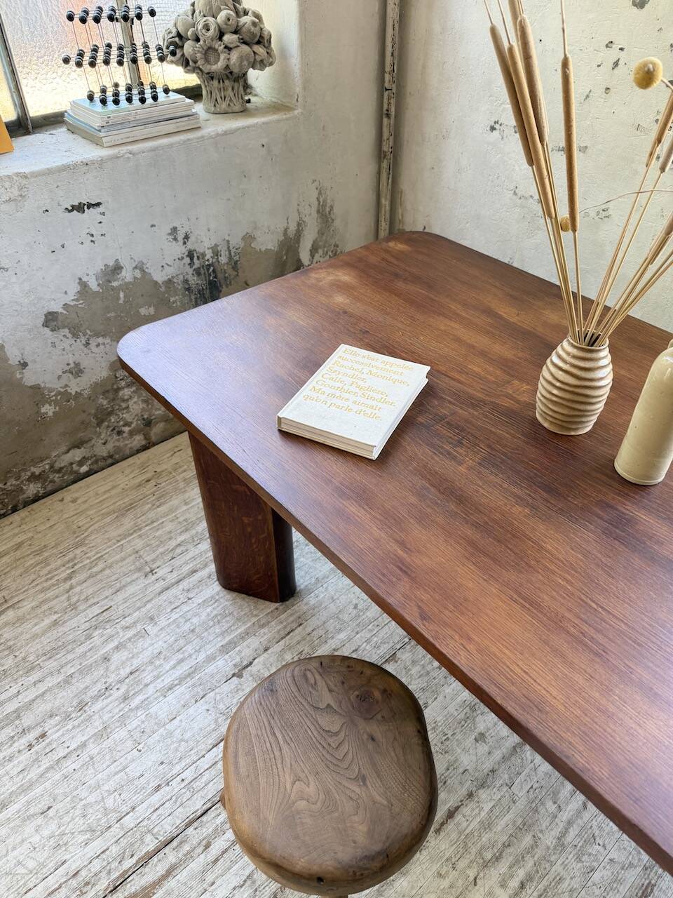 1950s oak reconstruction table