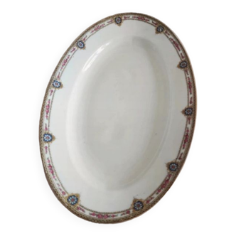 Grand plat ovale vintage