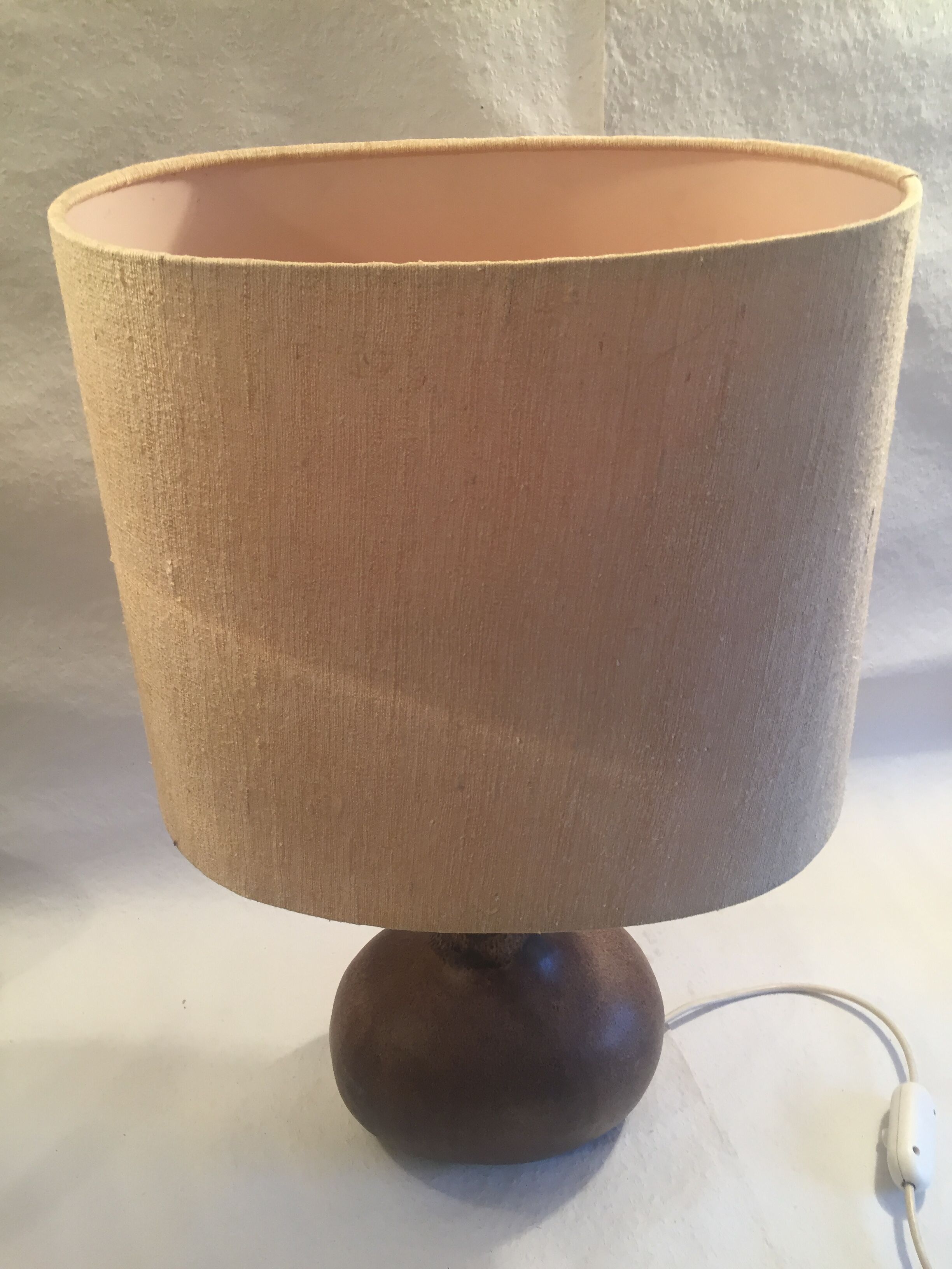 Ceramic lamp fabric lampshade 70
