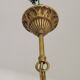 French Vintage Mid Century Bronze 5 Light Traditional Style Chandelier
