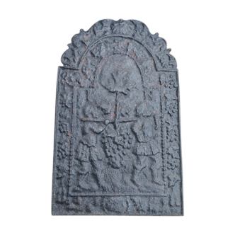 Cast iron chimney plate