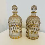 Lot of 2 bottles of vintage Guerlain Cologne perfume.