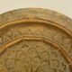 Superb large plateau chiseled oriental copper. chic ethnic vintage deco