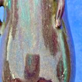 Vase coloquinte art deco in stoneware signed primavera n° 3501