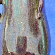 Vase coloquinte art deco in stoneware signed primavera n° 3501