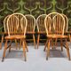 Set of 6 Danish pine chairs 1980