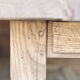 Large farmhouse table - solid oak - drawer